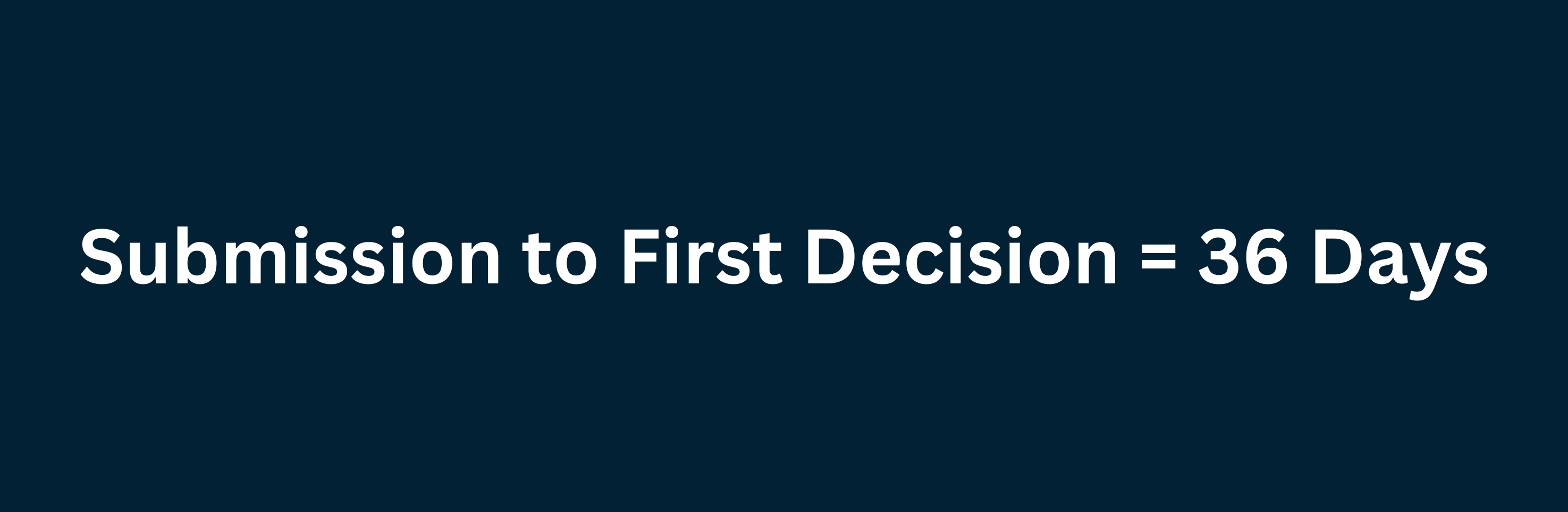 Submission to first decision